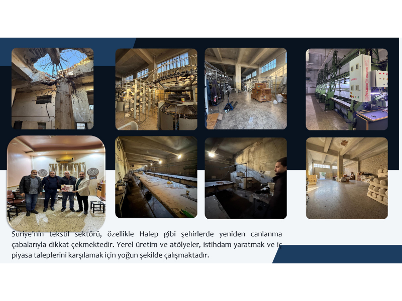Küllerinden Doğan Sanayi: Halep’te Tekstil Atölyelerinin Yeniden Canlanışı