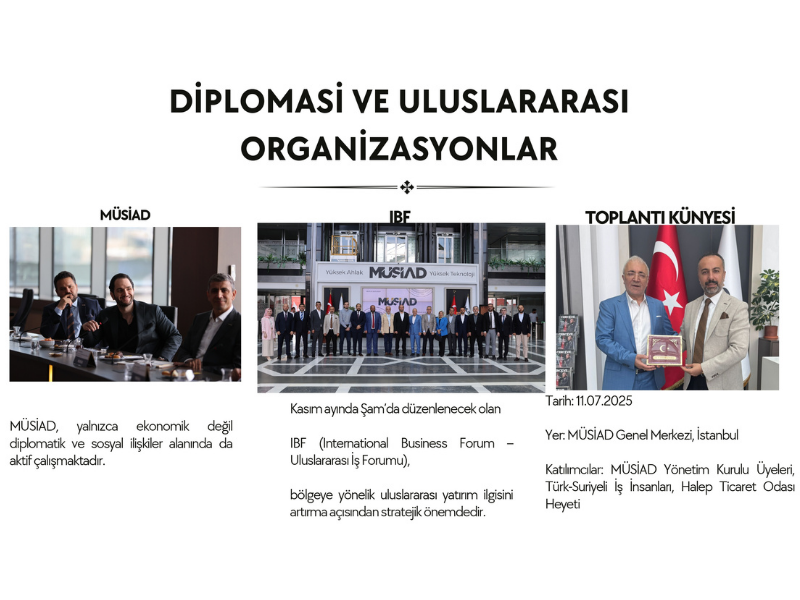 Ticari Diplomasi ve Küresel Organizasyonlar: IBF Şam Zirvesi’ne Doğru
